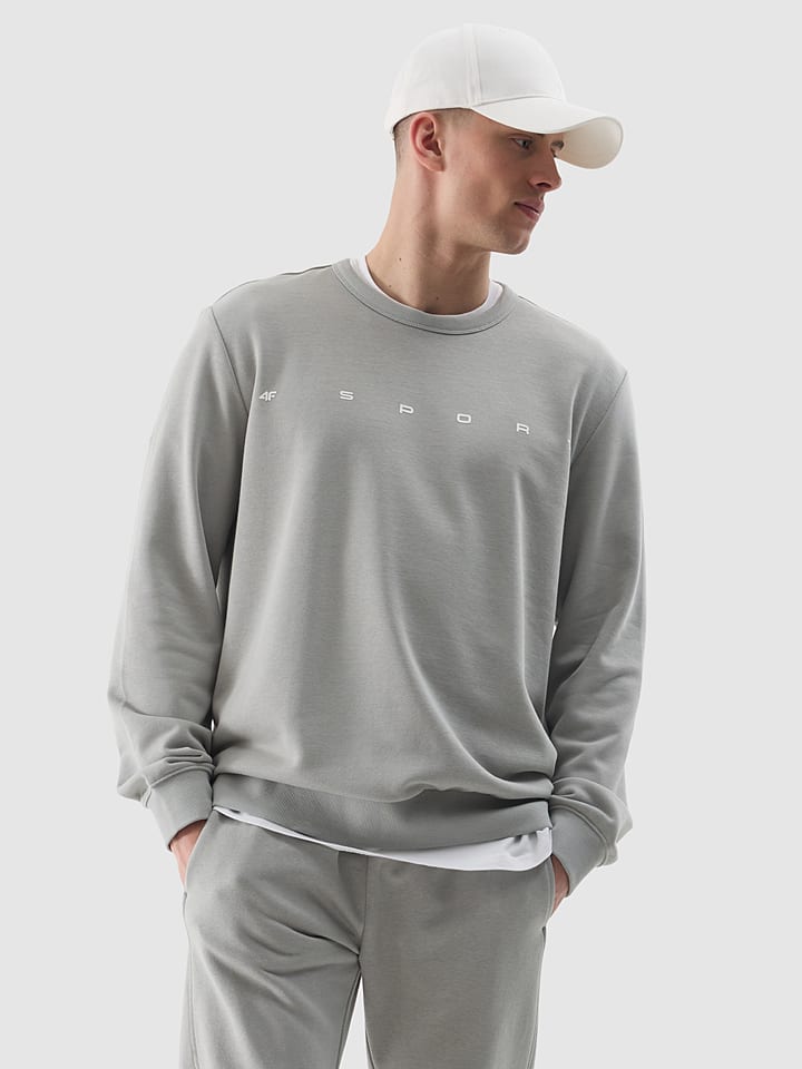 4F Sweatshirt in Grau günstig kaufen