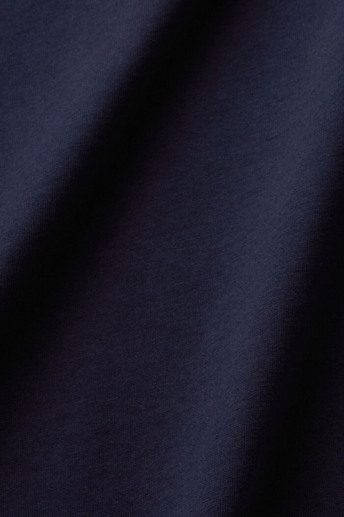 Baumwoll-T-Shirt mit Rundhalsausschnitt