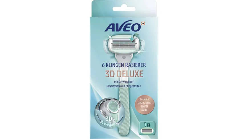 AVEO 6 Klingen Rasierer 3D Deluxe Damen