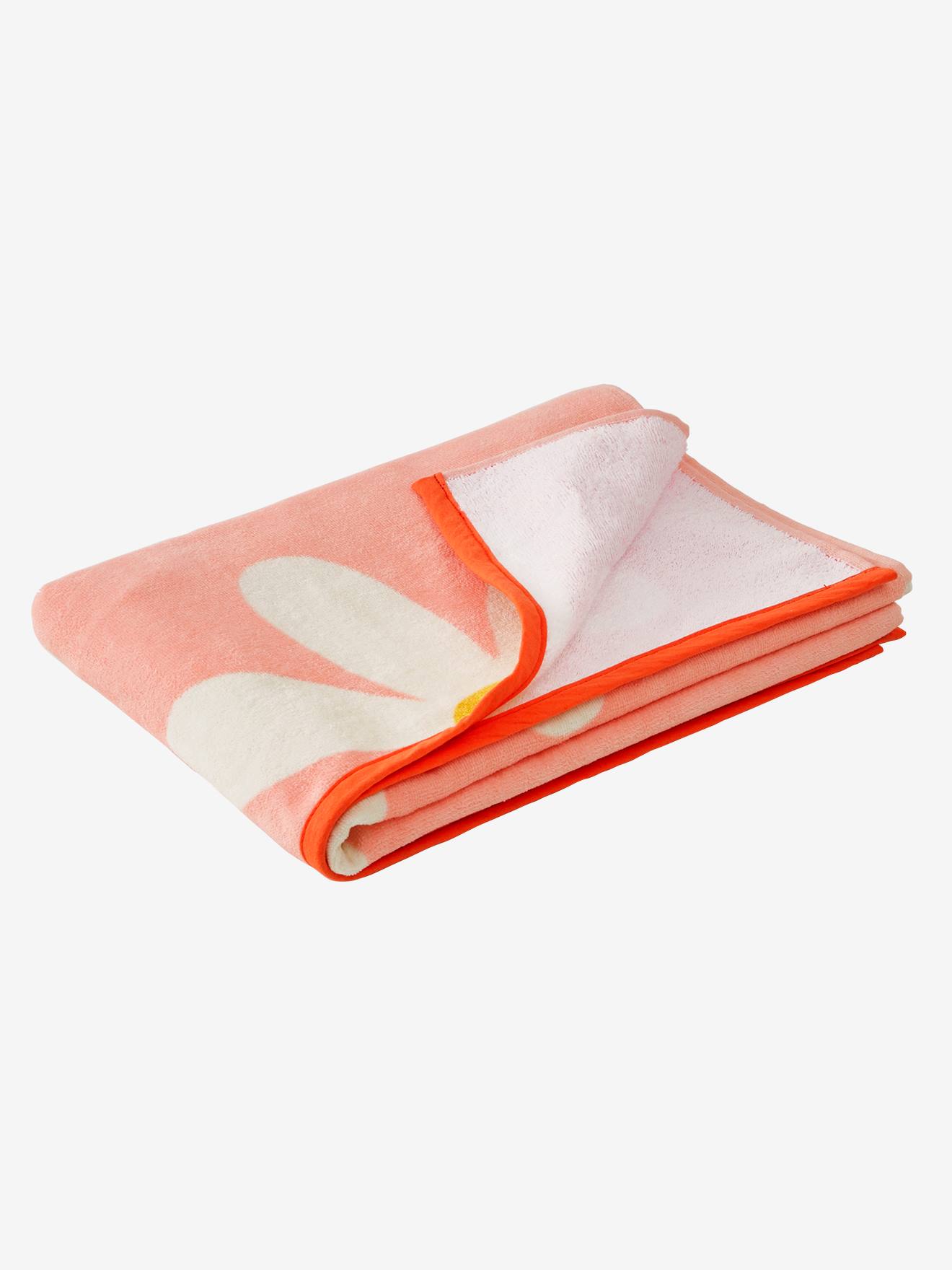 Serviette de plage / de bain POP personnalisable rose