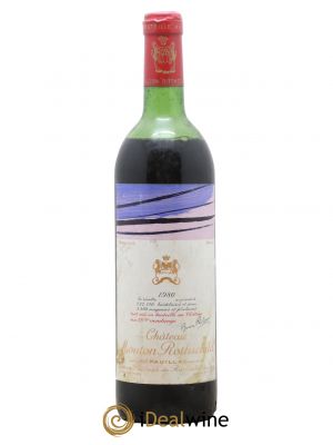 Château Mouton Rothschild 1er Grand Cru Classé  1980 - Lot de 1 Bouteille
