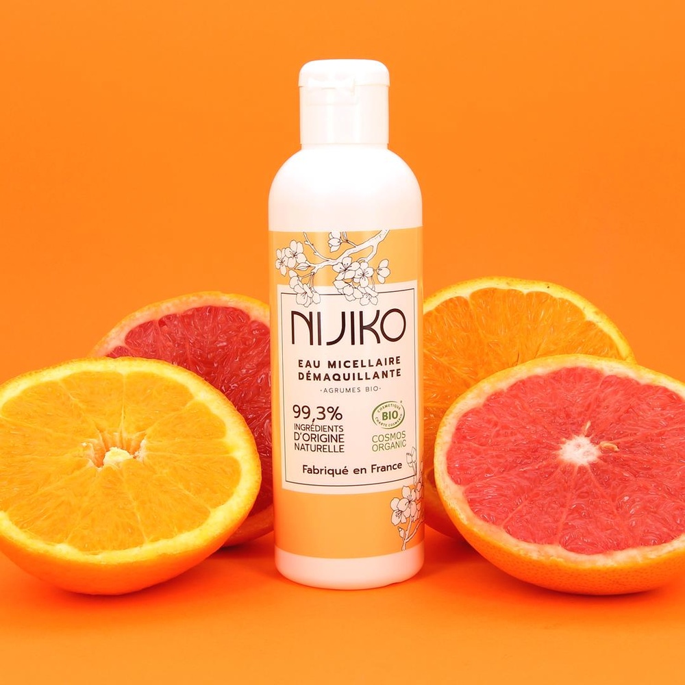 nijiko Eau Micellaire Bio pour Peau Grasse Démaquillant et nettoyant