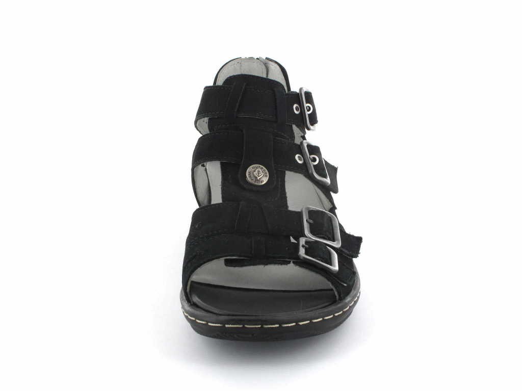 WALDLÄUFER Komfort Sandalen schwarz Hilena