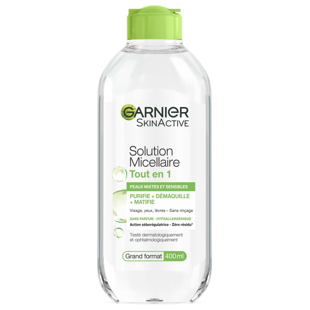 garnier SkinActive Solution Micellaire Tout En 1 Peaux Mixtes et Sensibles