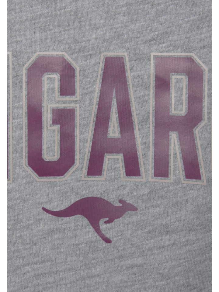 Kangaroos Shorty in bordeaux-grau-meliert günstig kaufen