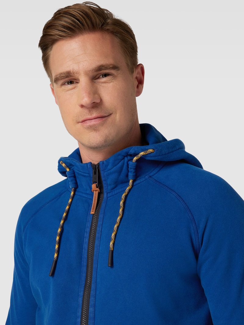 Sweatjacke mit EIngrifftaschen in blau