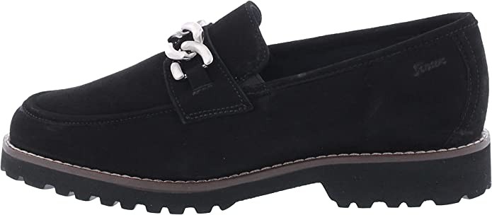 SIOUX Sportliche Slipper schwarz MEREDITH