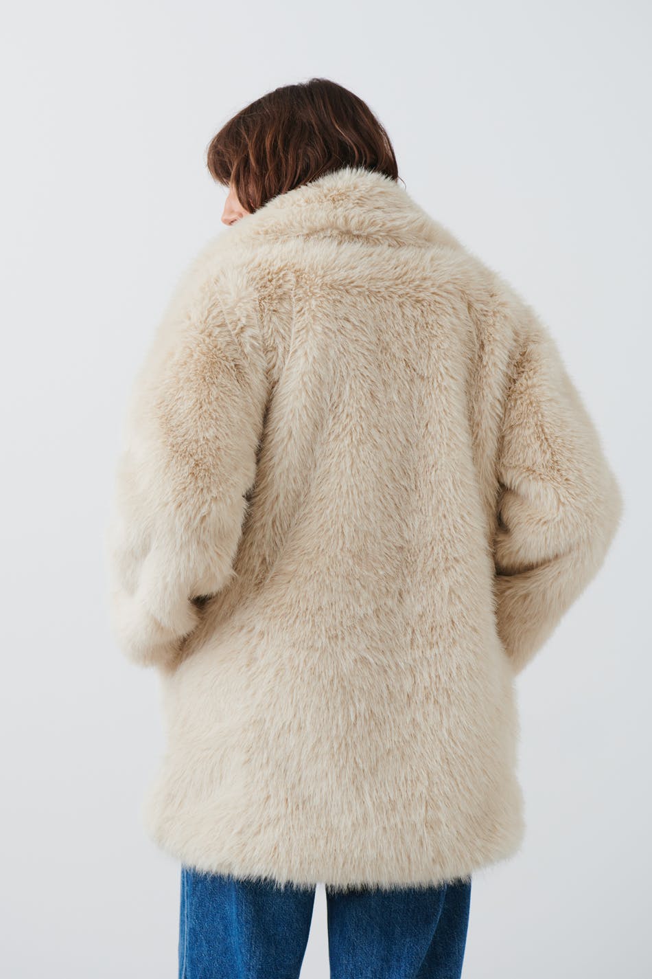Faux fur jacket