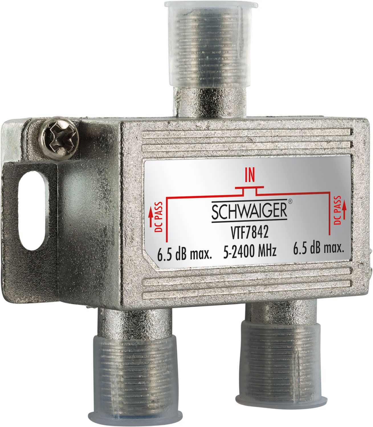 Schwaiger VTF7842 2-fach 6,5 dB Verteiler