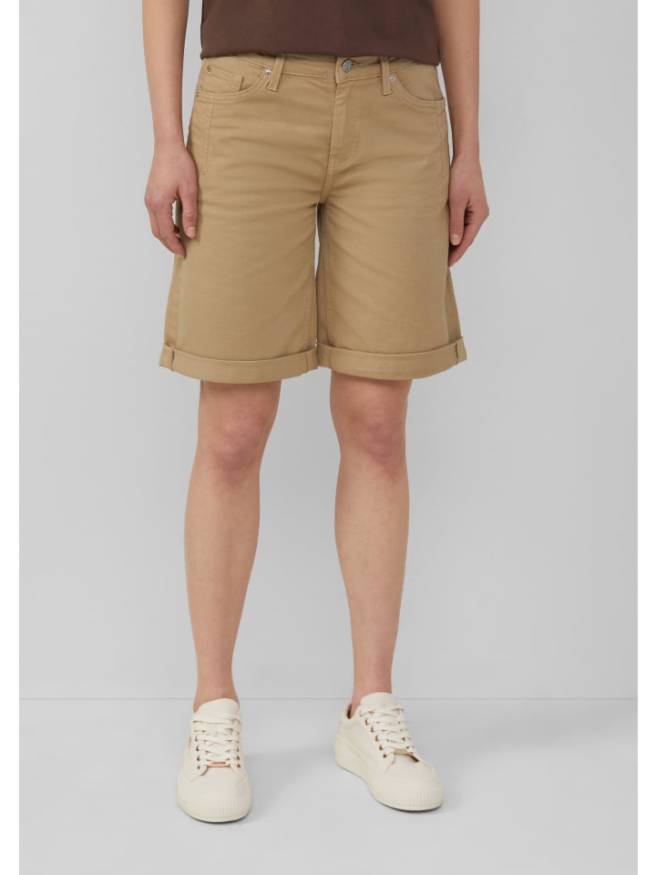 s.Oliver Jeans-Hose kurz in Braun günstig kaufen