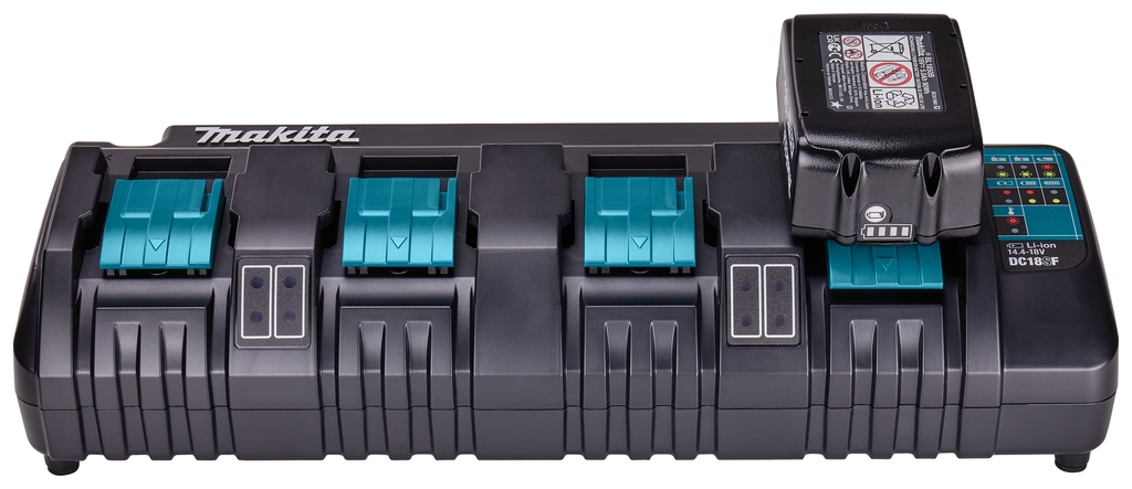 Makita Tilbehør 196426-3 DC18SF 4-ports multilader for LXT 14.4 - 18 Volt