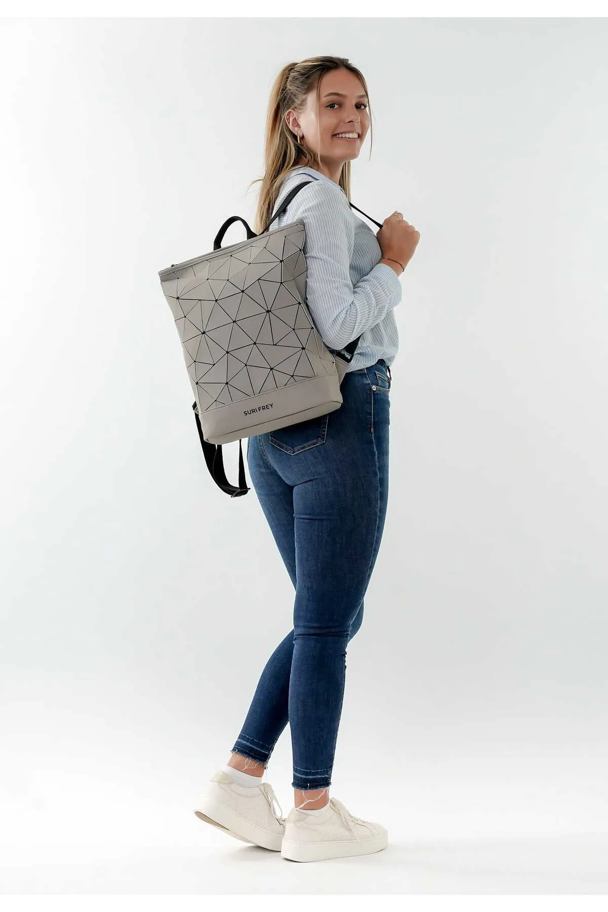 SURI FREY  Rucksack - Braun - Unifarben