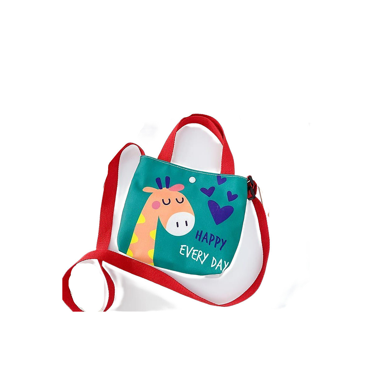 Einstellbar Canvas Handtasche Kinder Tasche Cartoon Leinwand Einkaufstasche Kinder Geschenk Leinwand Schulter Handtasche