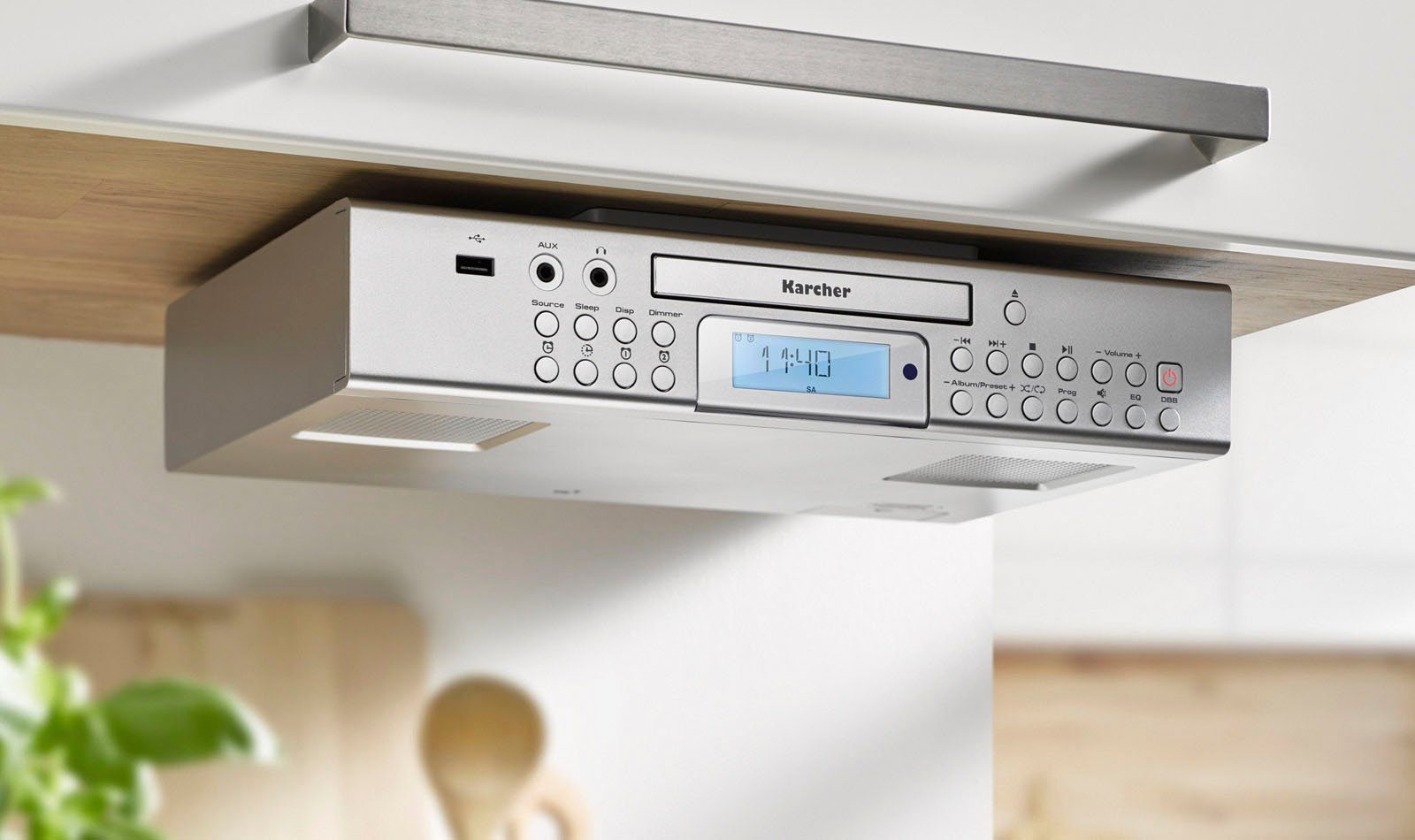 Karcher RA 2050 Küchen-Radio (UKW mit RDS, 3 W)