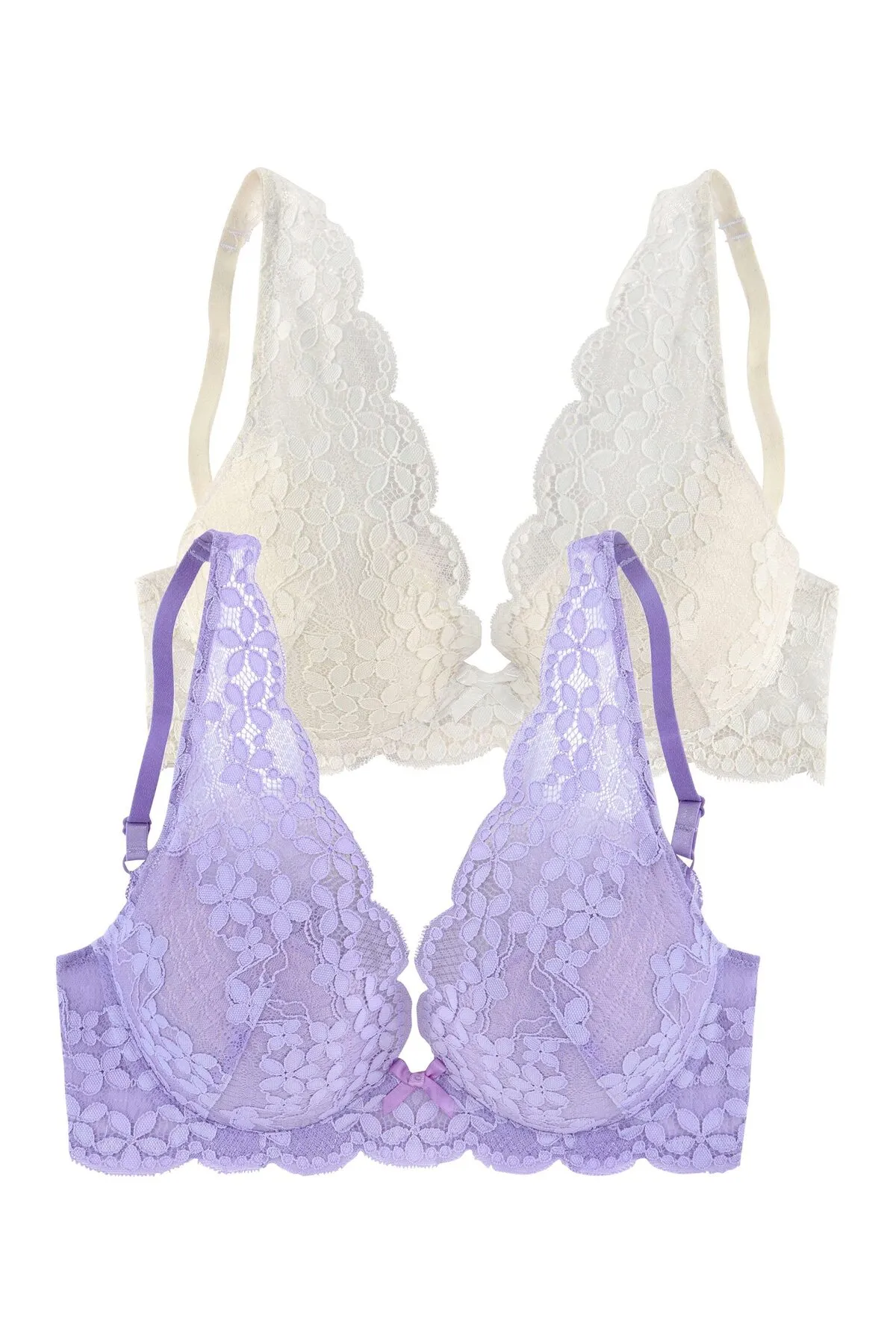 PETITE FLEUR  BH - Lila - Unifarben