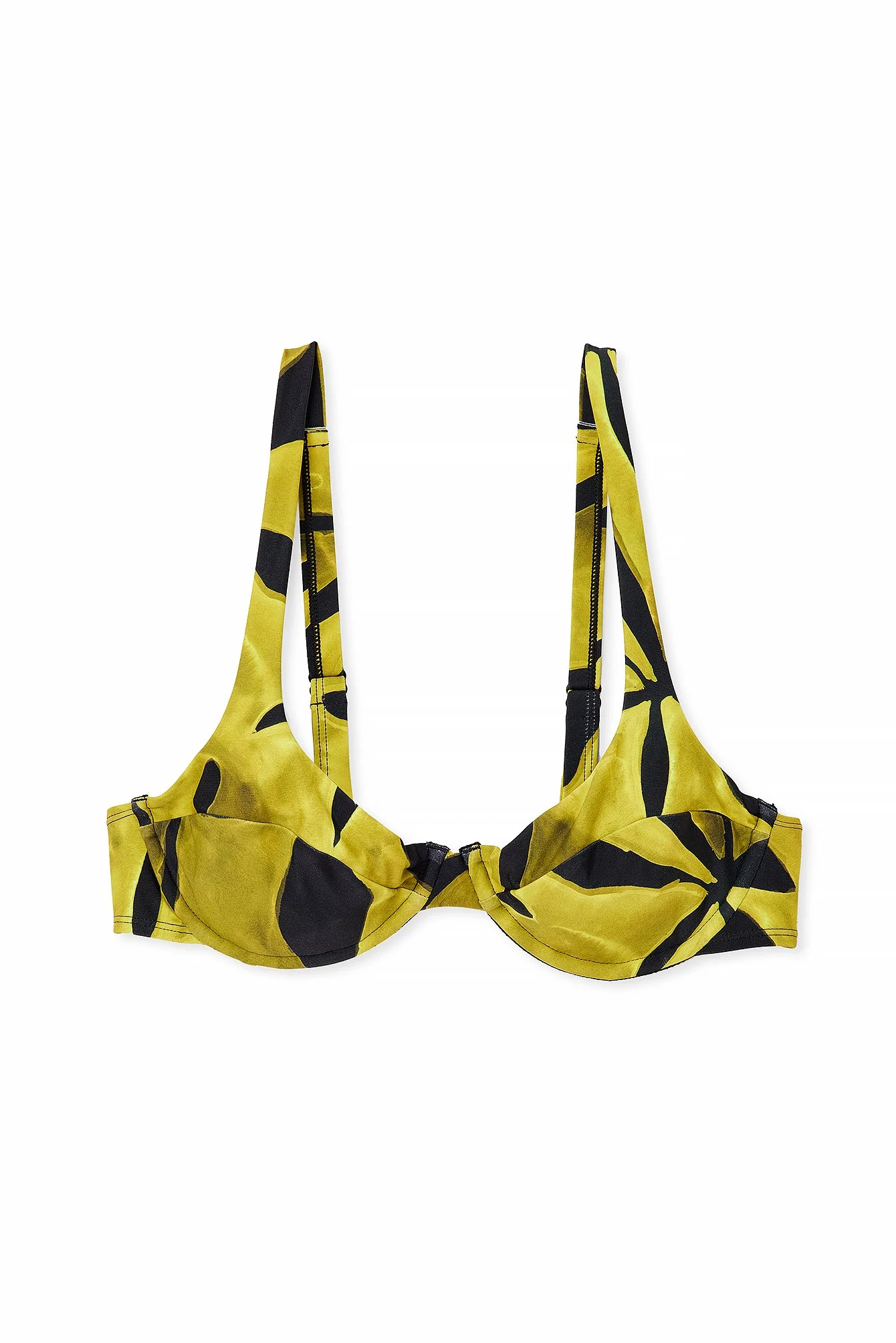 Bikini-Oberteil mit Bügel und breiten Trägern