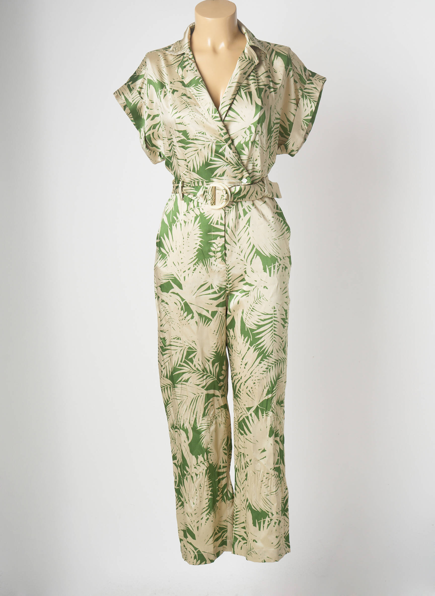 Mango Combinaisons 1 Femme couleur vert