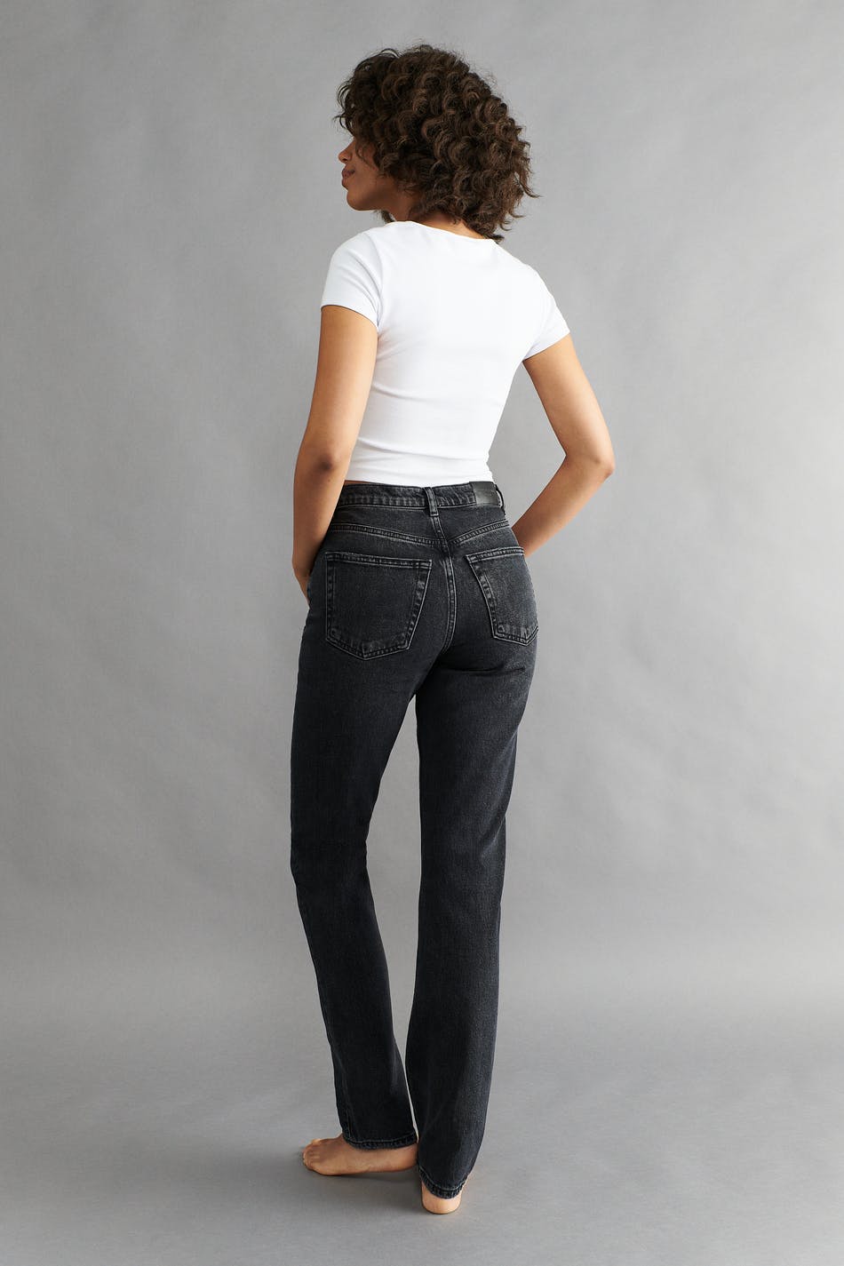 Straight slim jeans