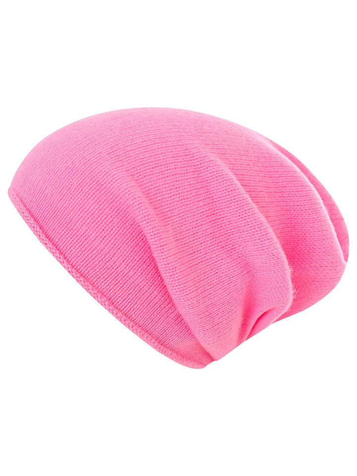 Zwillingsherz Kaschmir-Beanie in Pink günstig kaufen onesize