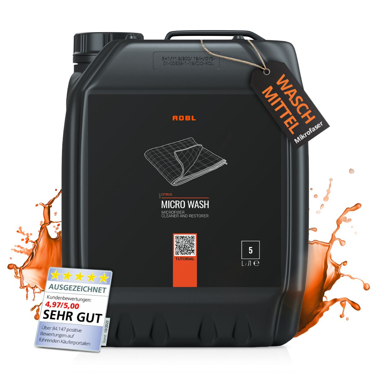 ADBL Micro Wash Waschmittel 5L