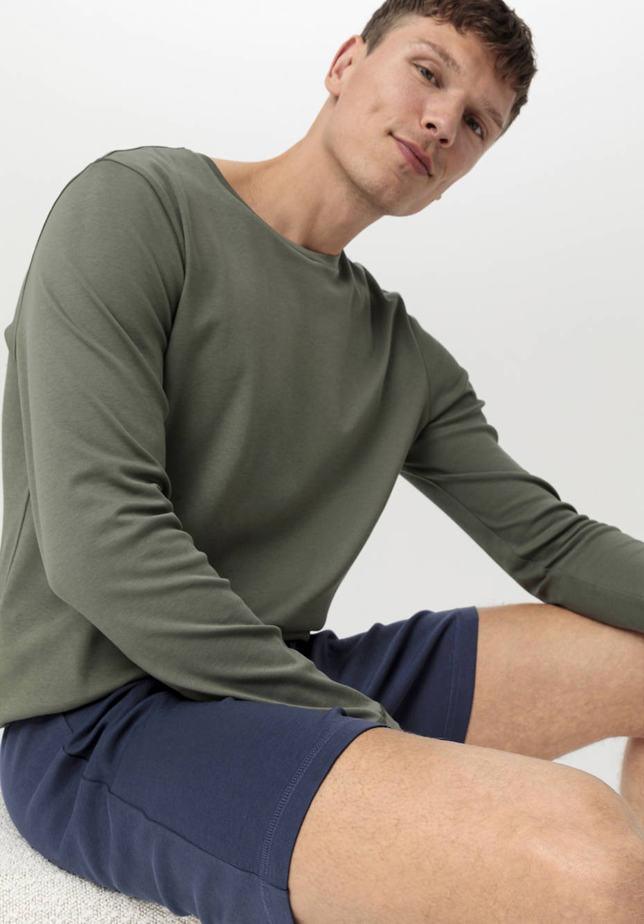 Schlafshorts aus reiner Bio-Baumwolle