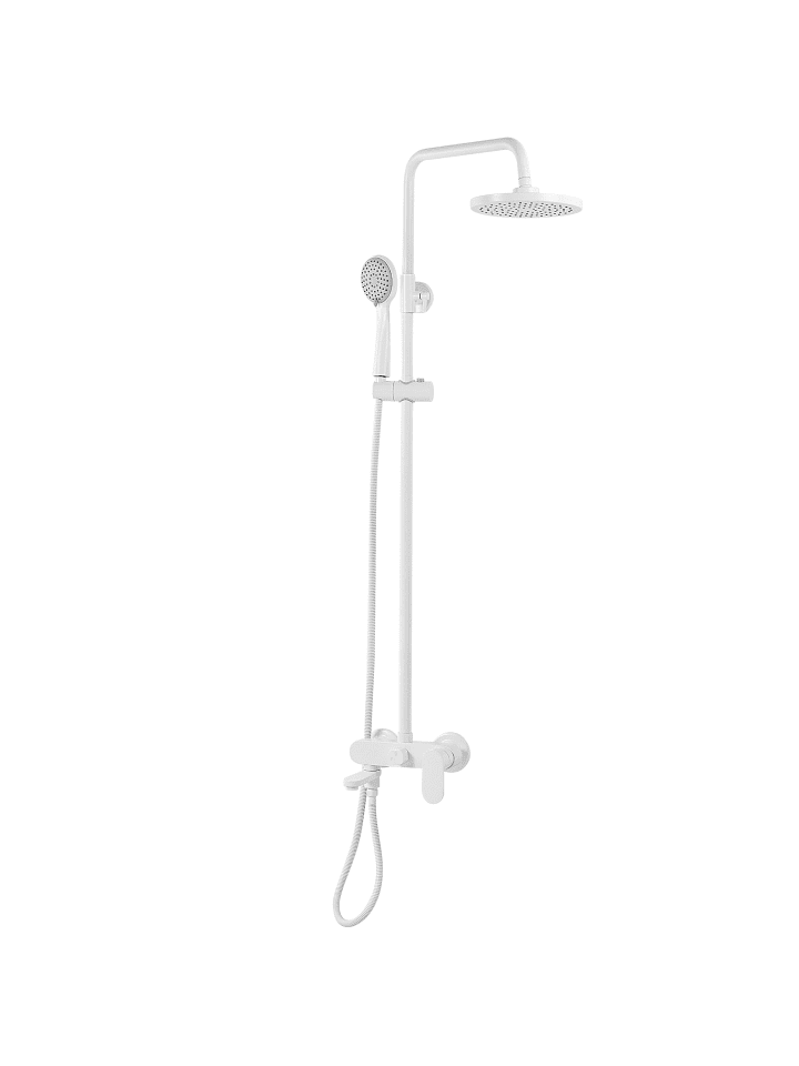 Beliani Wannenarmaturen GURARA in Weiß - (W) 23 x (H) 83 x (L) 36 cm günstig kaufen onesize
