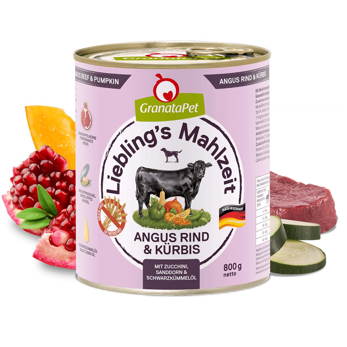 GranataPet Liebling's Mahlzeit Angus Rind und Kürbis bei ZooRoyal