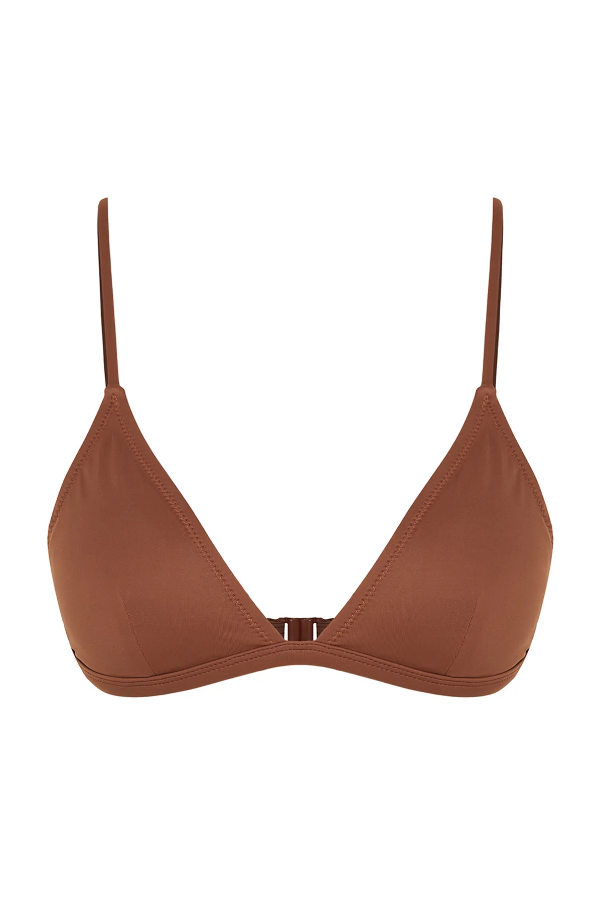 Trendyol Collection  Braunes Triangel-Bikinioberteil TBESS20BU0268