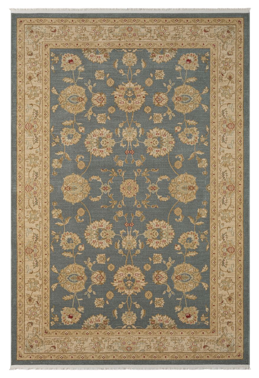 MyFlair Teppich Ivy, 200cm x 290cm, Farbe Dunkelblau, rechteckig, Florhöhe 7,5mm