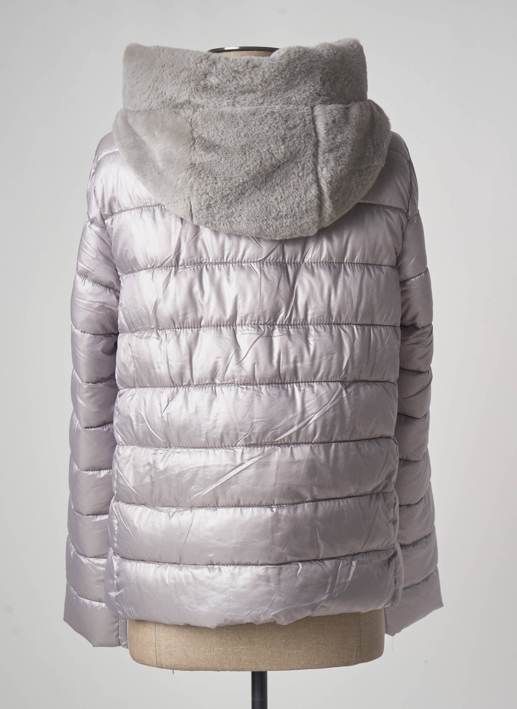 Frime Doudounes Femme couleur gris