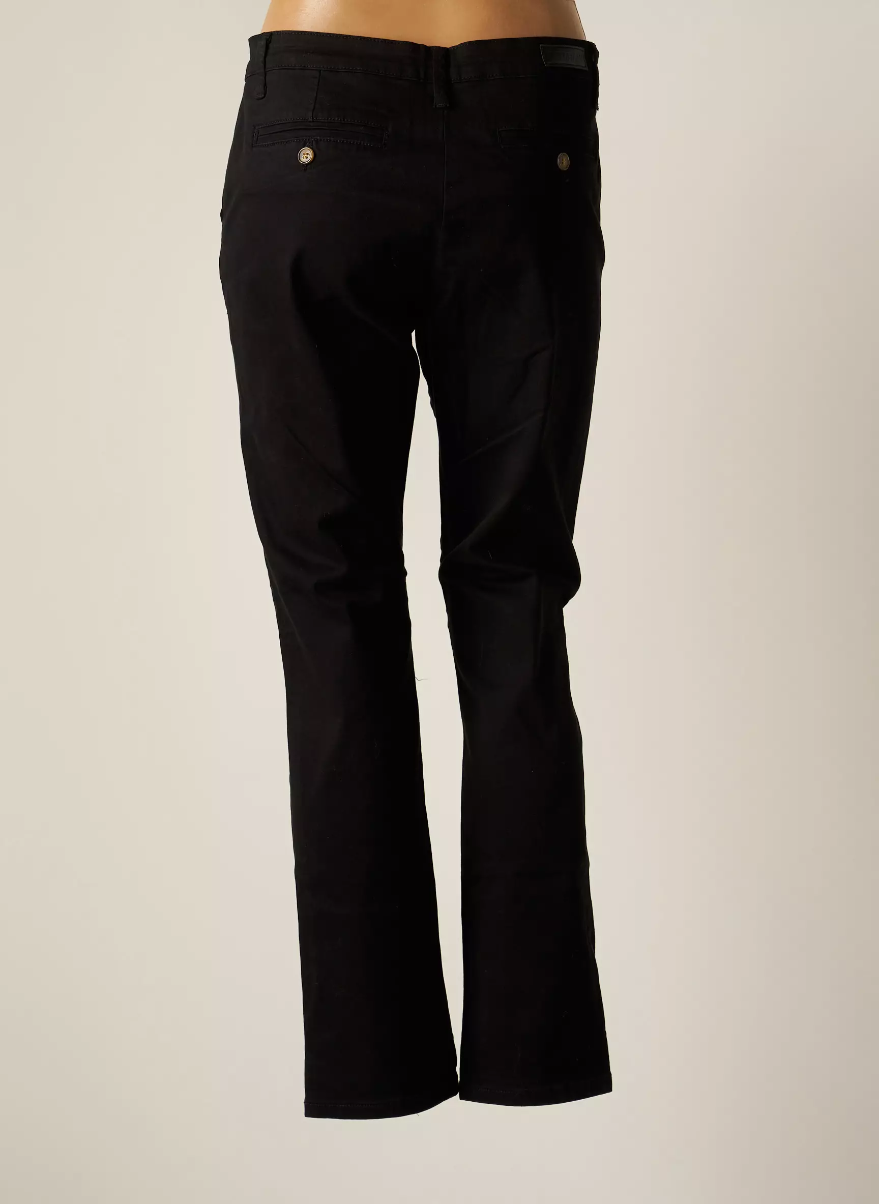 R Display Pantalons Chino Femme couleur noir