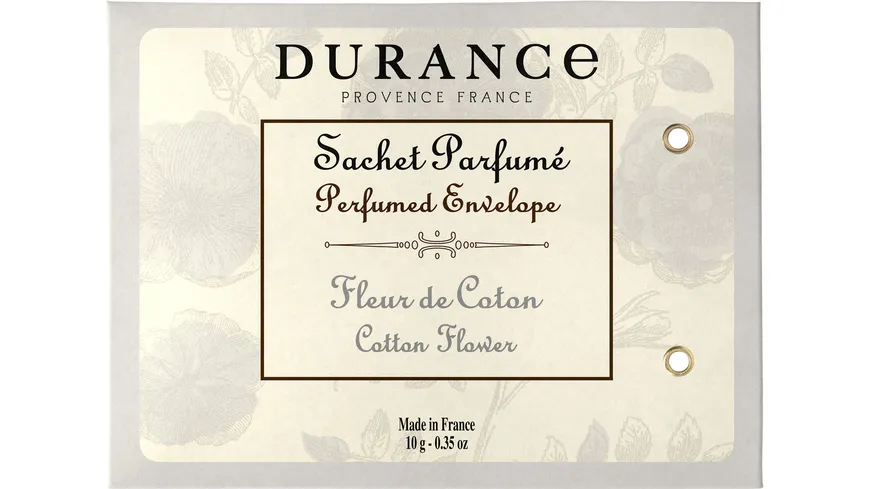 DURANCE Duftbeutel Baumwollblüte