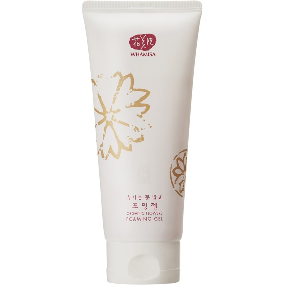 WHAMISA Organic Flowers Foaming Gel Mousse nettoyante