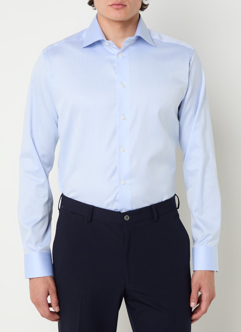 Camicia Eton slim-fit con colletto all'italiana