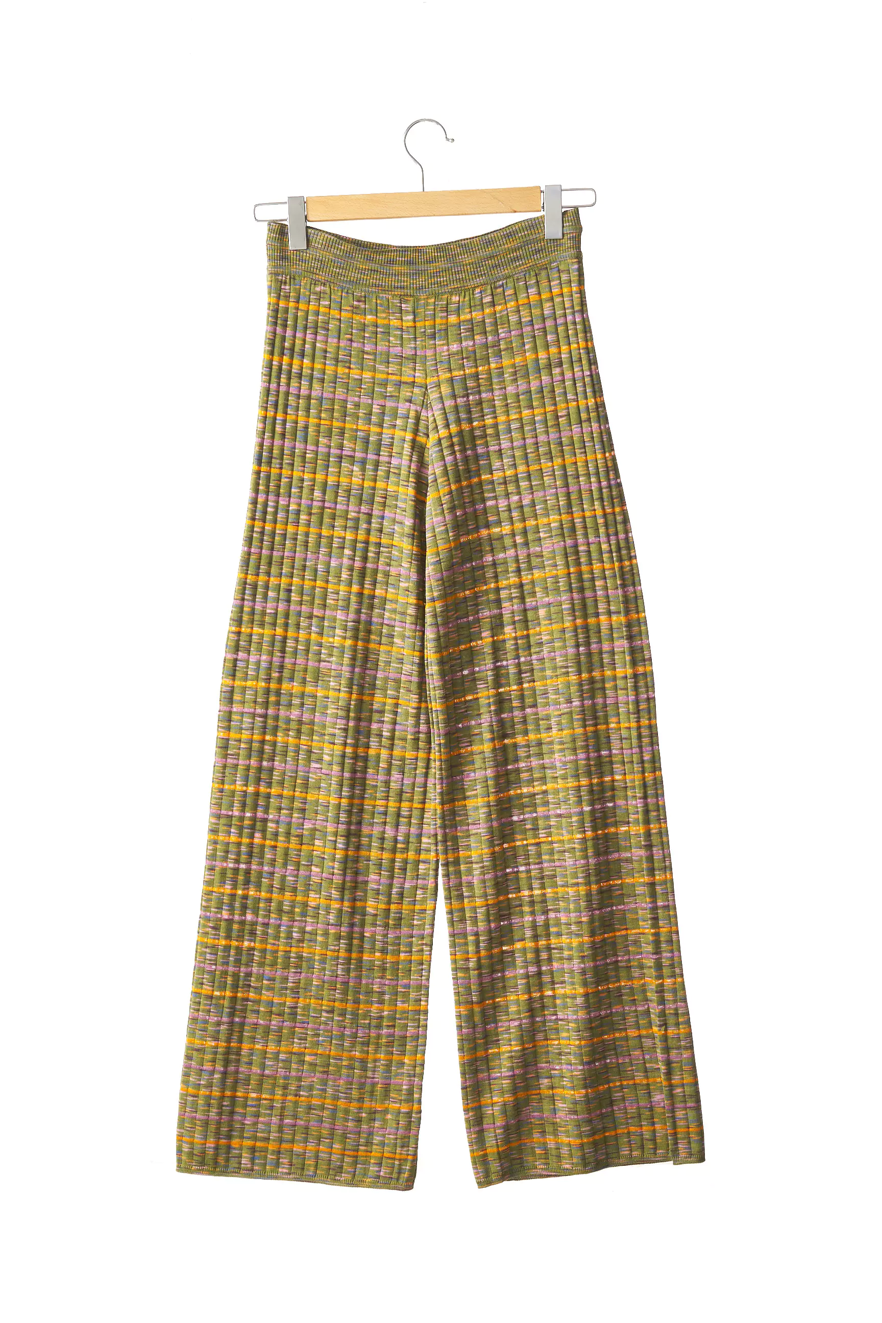 Missoni Pantalons Larges Femme couleur vert