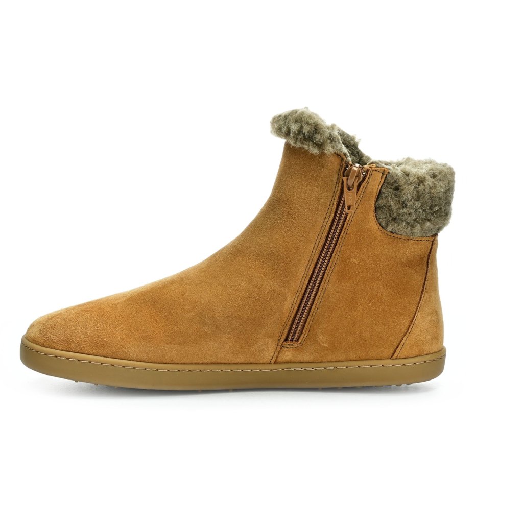 Shapen Fluffy 2.0 Brown Winterbarfußschuhe
