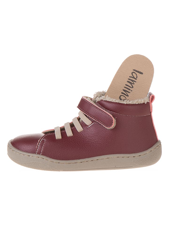 lamino Barfuß-Schnürschuh in Rot günstig kaufen