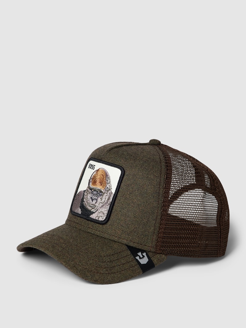 Trucker Cap mit Woll-Anteil Modell 'BOSS ENERGY' in mittelgrau