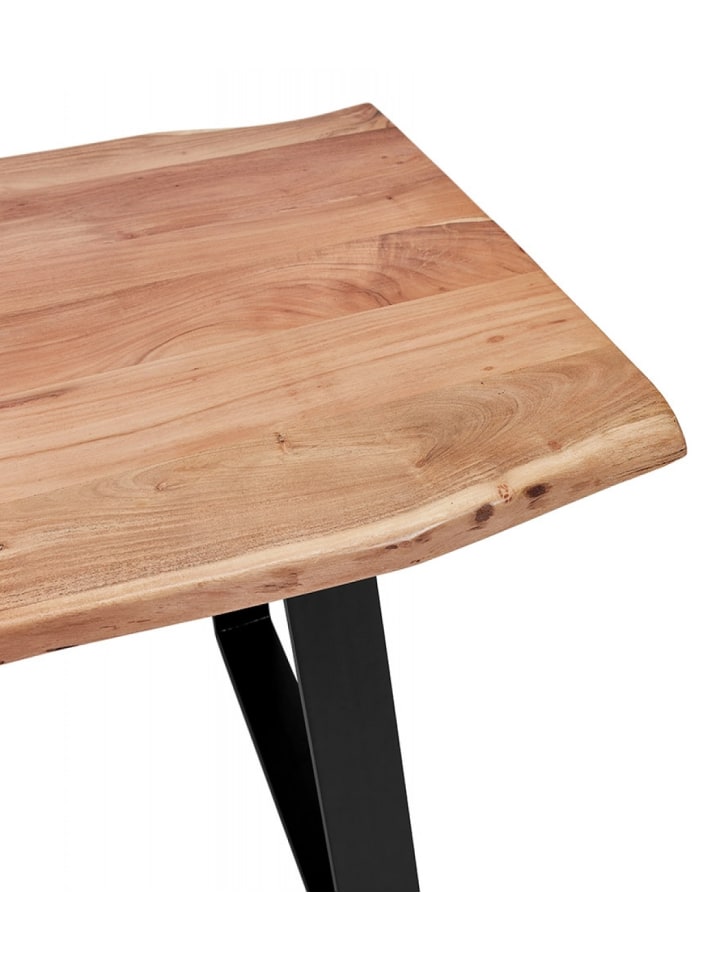 KADIMA DESIGN Esstisch Industrial Akazienholz Metall | Vintage Industrie Stil günstig kaufen