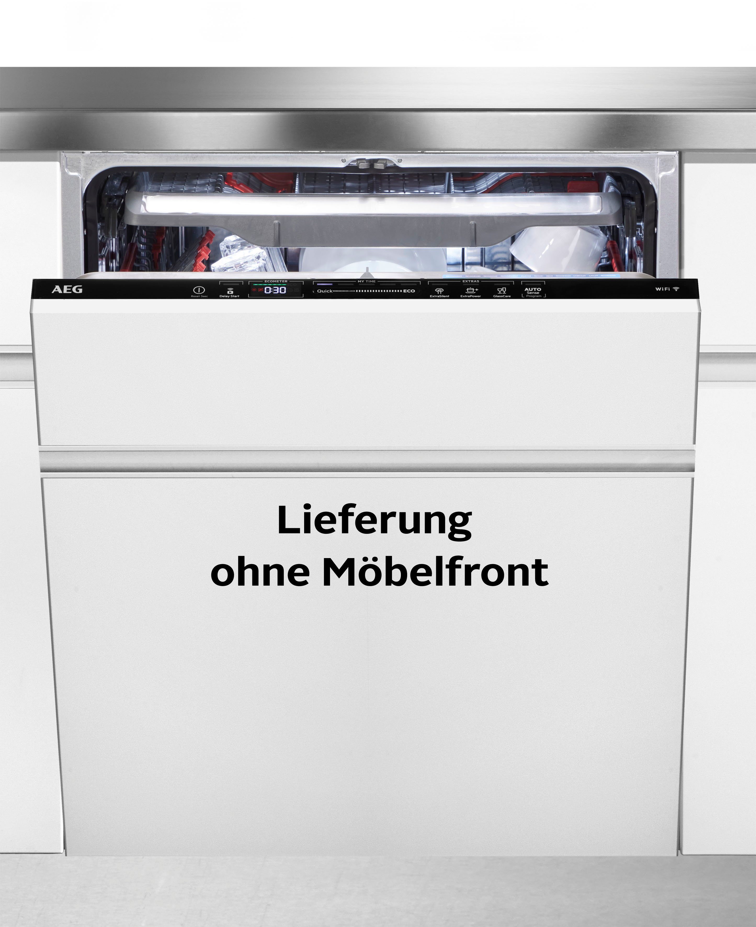 AEG vollintegrierbarer Geschirrspüler, FSK75768P 911434833, 14 Maßgedecke, XXL-Geschirrspüler