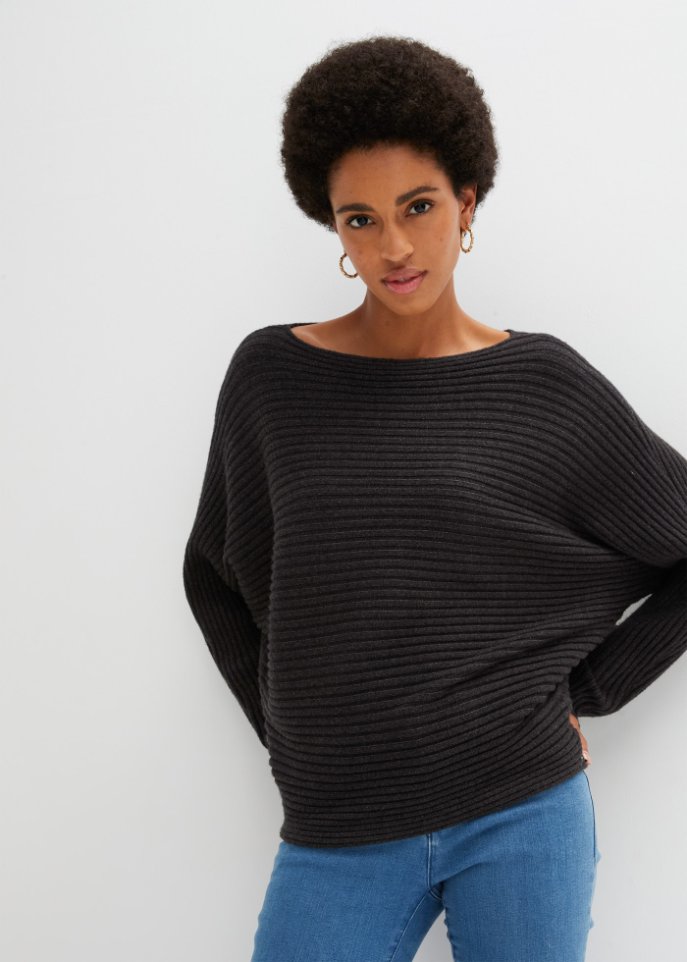 Pullover mit Rippstruktur