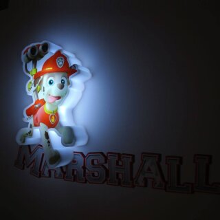 Paw Patrol 3D Mini LED Leuchte Marshall 13 cm