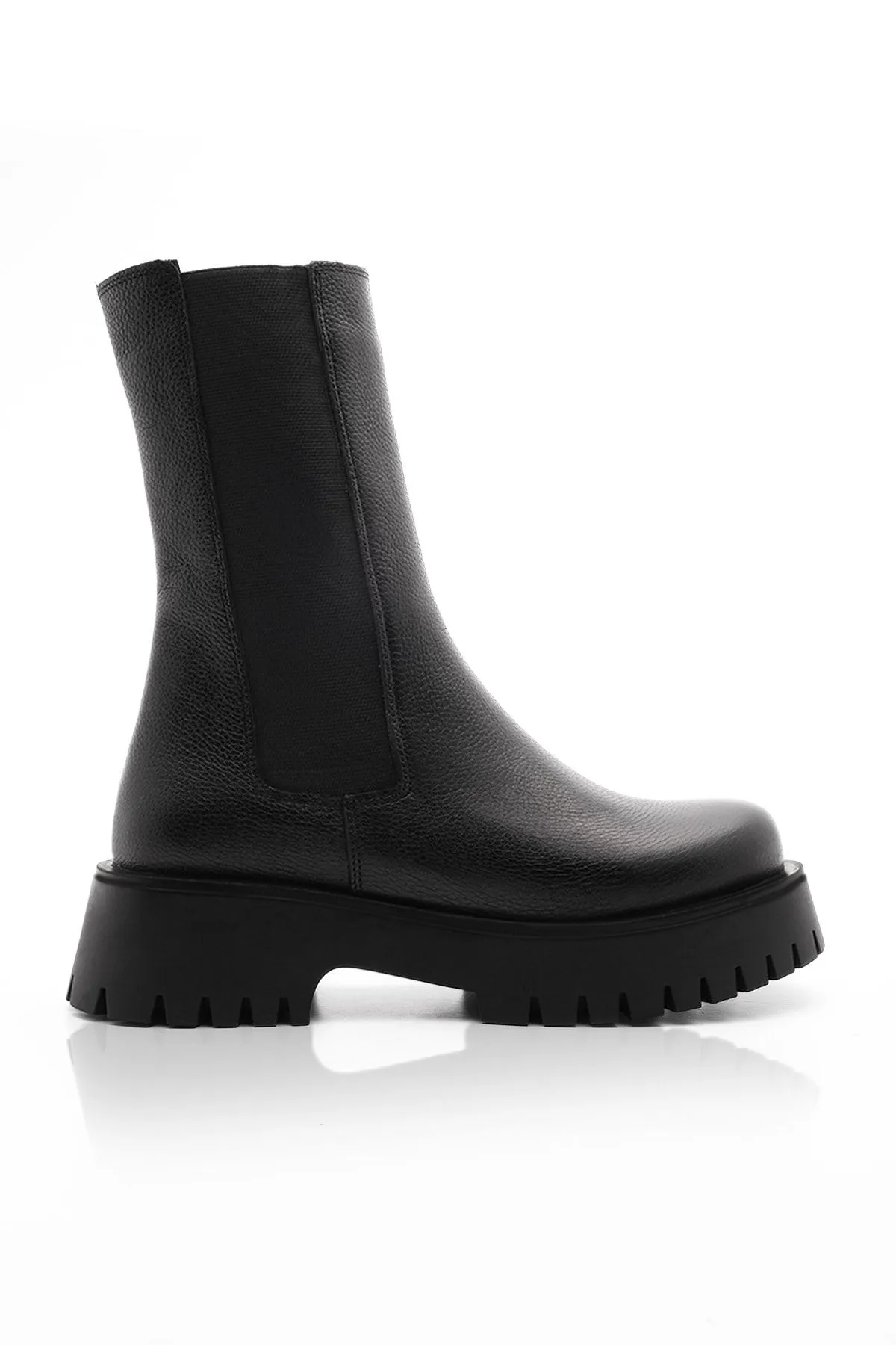 Marjin  Stiefelette - Schwarz - Flacher Absatz