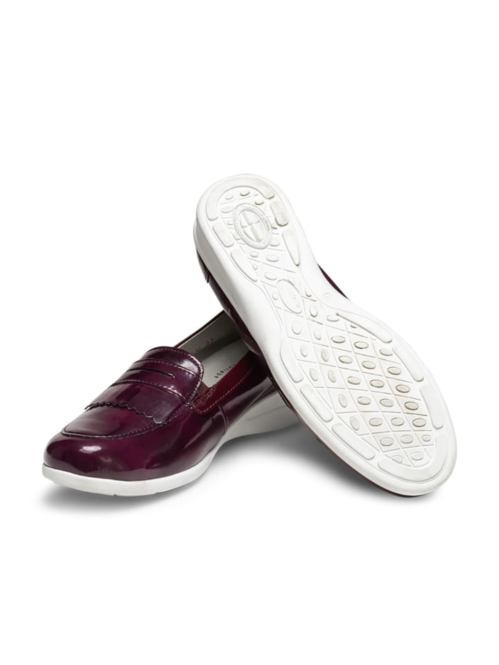VITAFORM Echt Leder & vitaform Stretch Slipper in beere günstig kaufen