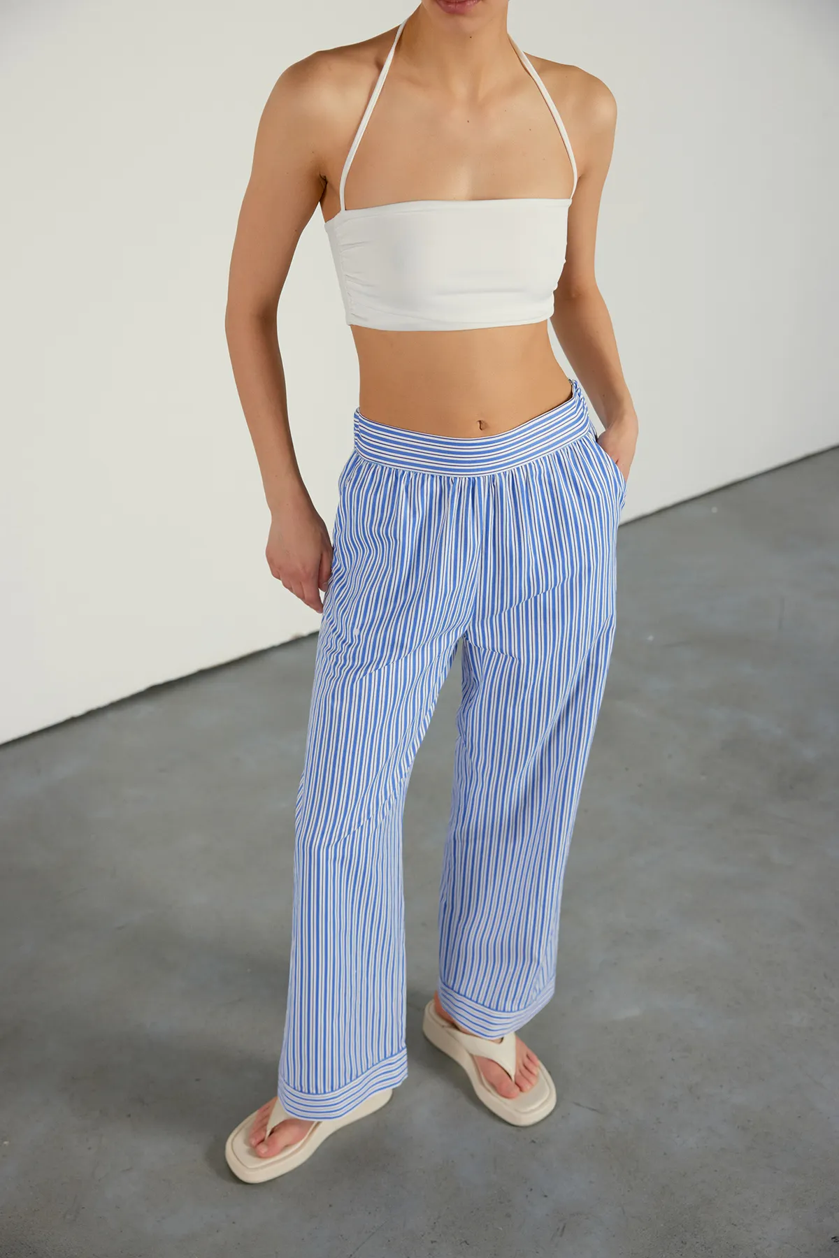 VATKALI  Hose mit Streifenmuster