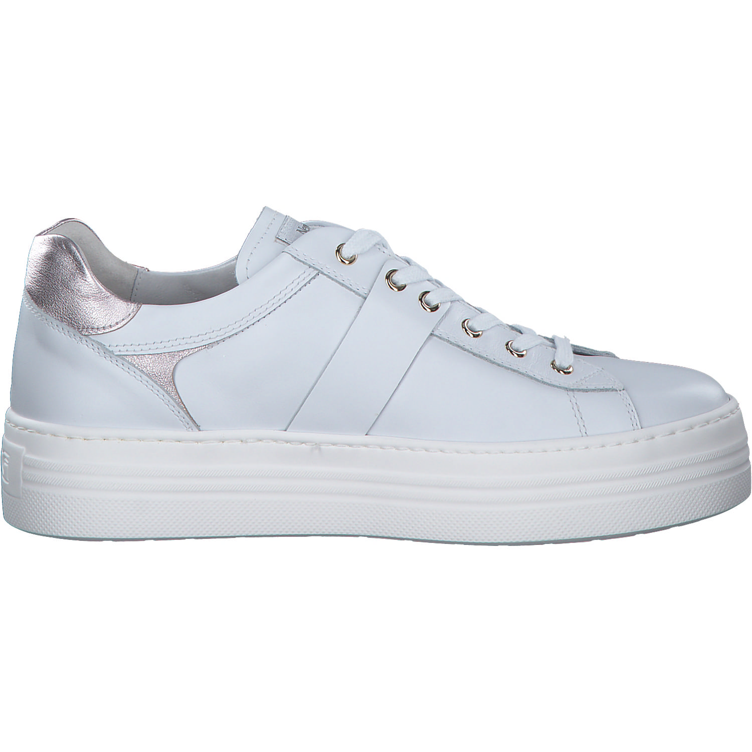 NeroGiardini E409967D, Schnürschuhe, Damen, Weiß