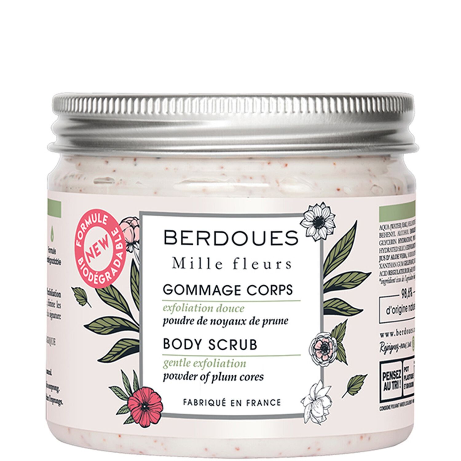 Berdoues Mille Fleurs Hydratation Gommage Corps 200 ml