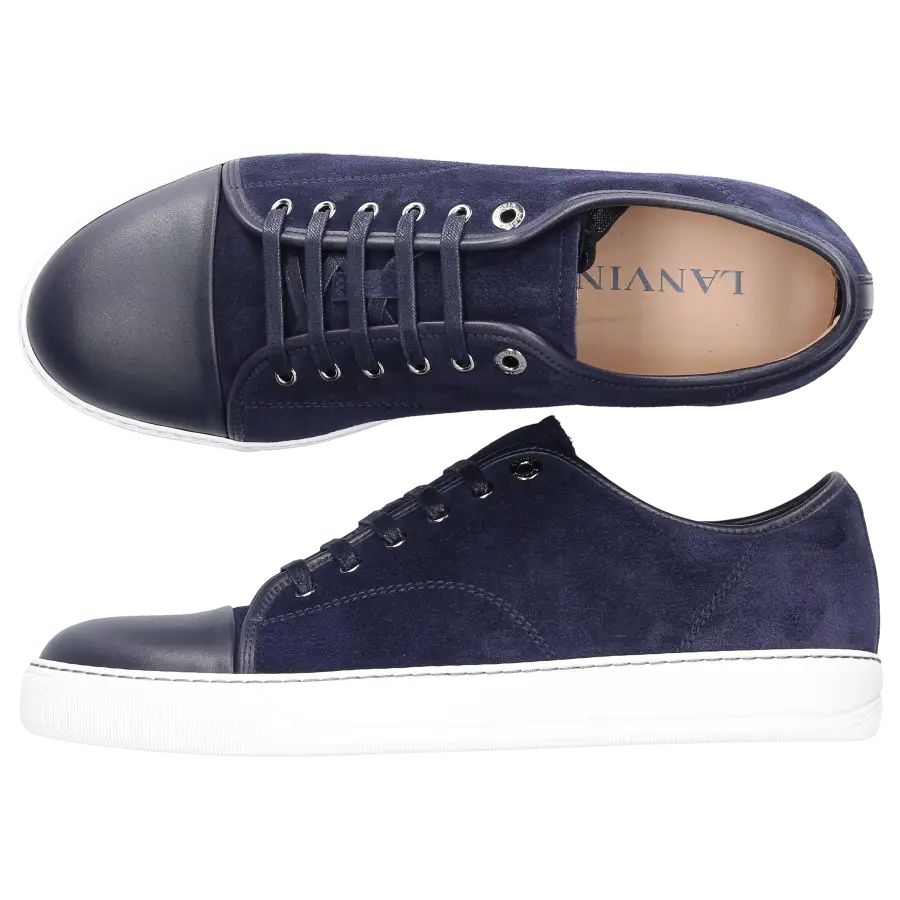 Lanvin - Sneaker low DBB1 Veloursleder - blau