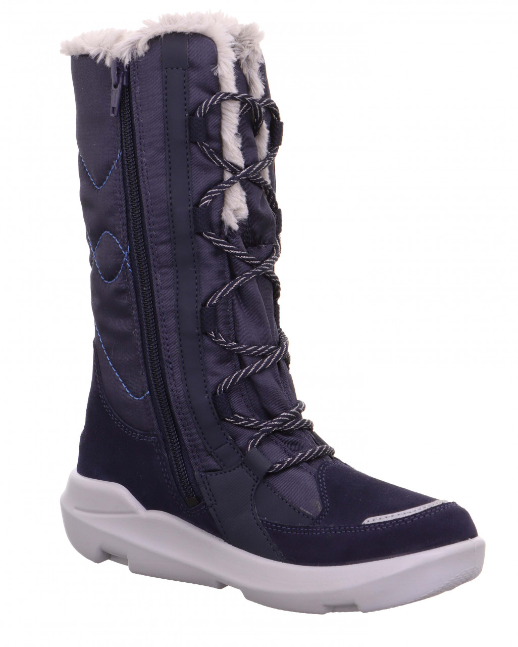 TWILIGHT - Blau Stiefel mit Reißverschluss