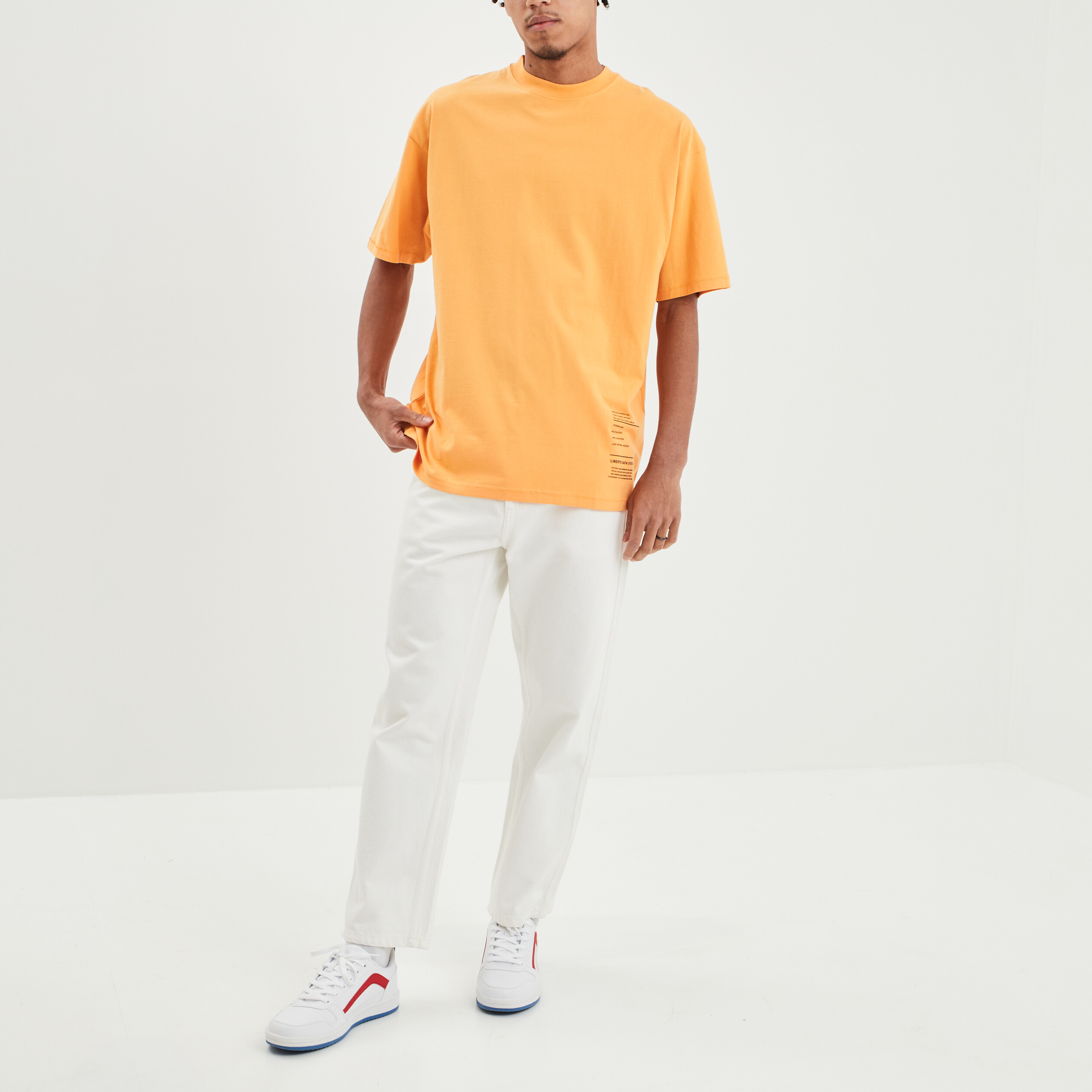 Jeans relaxed Creeks denim blanc garçon | La Halle